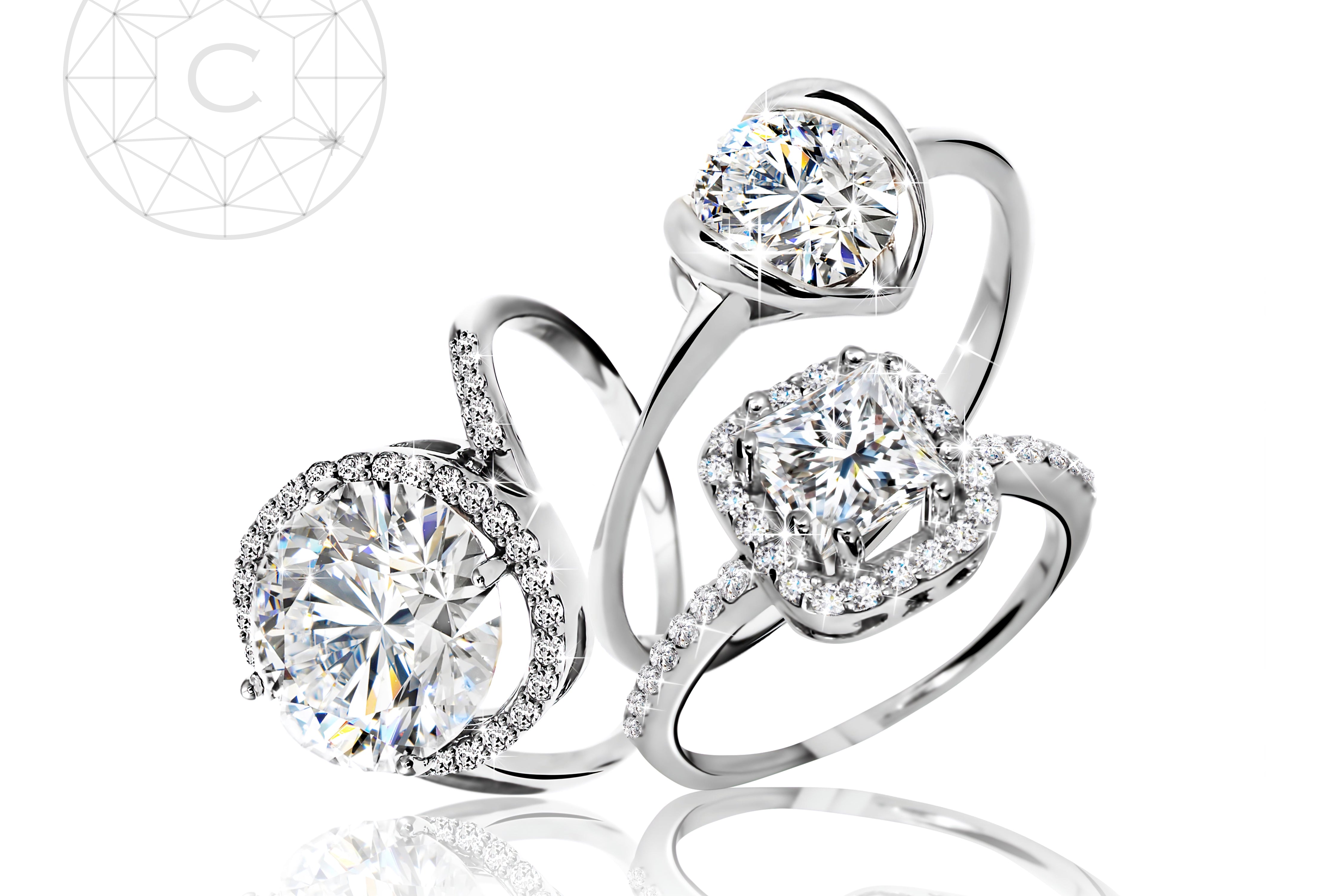 pre set engagement rings