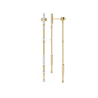 1 CT. Round Natural Diamond Drop Earrings