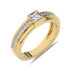 3/8 CT. Round Lab Created Diamond Men's Ring