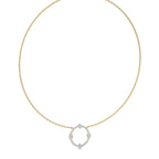 3/4 CT. Round Cut Natural Diamond Circle Pendant/Necklace