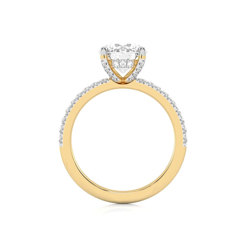 2 1/4 CT. Round Natural Diamond Engagement Ring