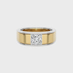 1 1/2 CT. Royal Princess Enchantment Solitaire Men's Lab Created Diamond Engagement Band Ring