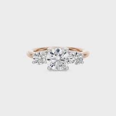 Classic Three-Stone Diamond Engagement Ring