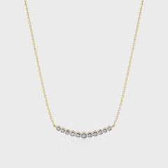 1/6 CT. Charming Smile Lab Created Diamond Pendant/Necklace.