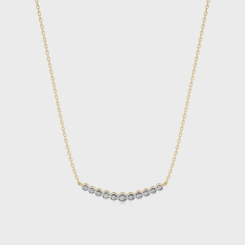 Charming Smile Lab Created Diamond Pendant/Necklace.