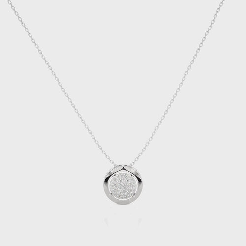 1/2 CT. Twilight Twinkle Lab Created Diamond Cluster Pendant