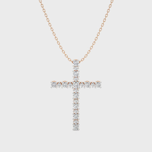 1/2 CT.Elegant Round Lab Created Diamond Pendant