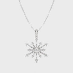 1/2 CT. The Sparkling Snowflake Lab Created Diamond Pendant