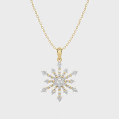 1/2 CT. The Sparkling Snowflake Lab Created Diamond Pendant