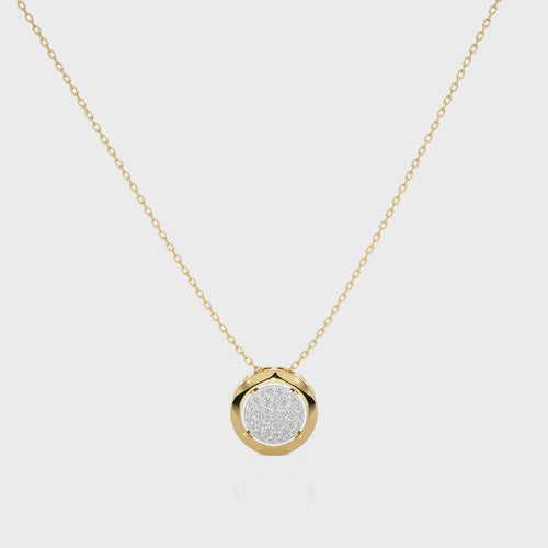 1/2 CT. Twilight Twinkle Lab Created Diamond Cluster Pendant