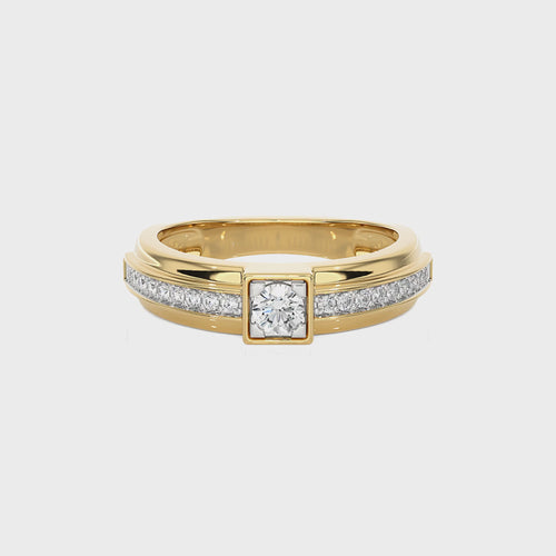 1/4 CT. Round Natural Diamond Ring