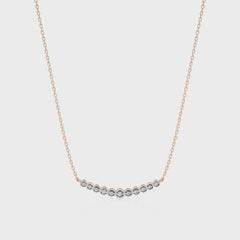 Charming Smile Lab Created Diamond Pendant/Necklace.