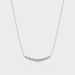 1/6 CT. Charming Smile Lab Created Diamond Pendant/Necklace.
