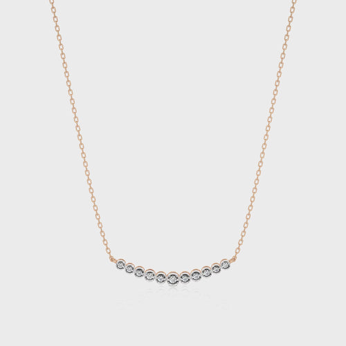 Charming Smile Lab Created Diamond Pendant/Necklace.