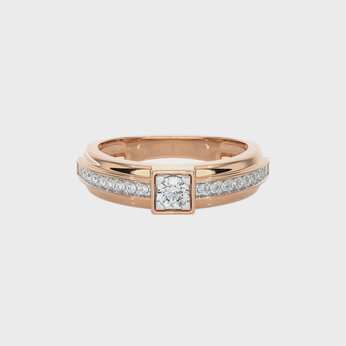 1/4 CT. Round Natural Diamond Ring