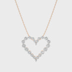 1 CT. The Sparkling Heart Lab Created Diamond Pendant