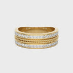 3/4 CT. Majestic Men's Engagement Round Lab Created Diamond Eternity Band Ring