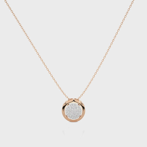 1/2 CT. Twilight Twinkle Lab Created Diamond Cluster Pendant