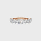 1/5 CT. Oval Lab Created Half Eternity Band