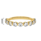 1 CT. Single Row Half Eternity band