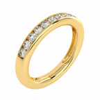 1/2 CT. Single Row half Eternity band