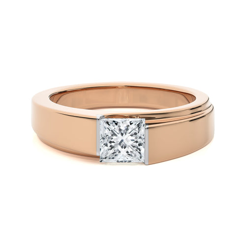 Regal Princess Brilliance Solitaire Men's Lab Created Diamond Engagement Band Ring