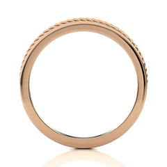 Majestic Men's Engagement Round Lab Created Diamond Eternity Band Ring