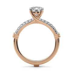 Luminous Love Round Lab Created Diamond Ring with Enhancer