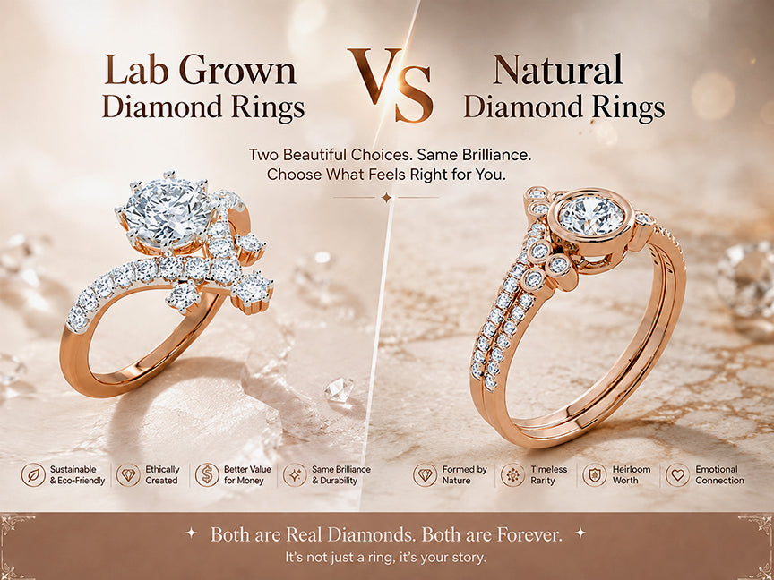 Lab Grown Diamond Rings vs Natural Diamond Rings: What’s the Difference?