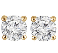 1/4 CT. Classic Round Lab-Grown Diamond Stud Earrings