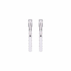 1/2 CT. Round Lab Created Diamond Eternity Hoop Earrings
