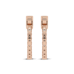 1 1/2 CT. Round Lab Created Diamond Inside Out Hoop Earrings