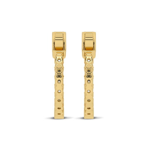 1 1/2 CT. Round Lab Created Diamond Inside Out Hoop Earrings