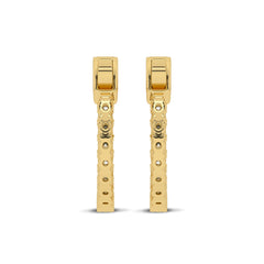 1 1/2 CT. Round Lab Created Diamond Inside Out Hoop Earrings