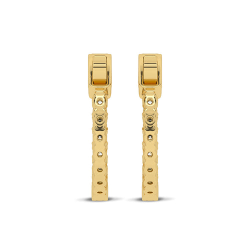 1 1/2 CT. Round Lab Created Diamond Inside Out Hoop Earrings