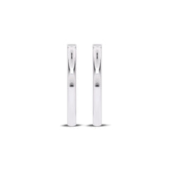 1/2 CT. Round Lab Created Diamond Eternity Hoop Earrings