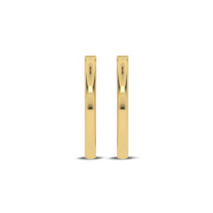 1/2 CT. Round Natural Diamond Eternity Hoop Earrings