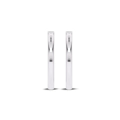 1/2 CT. Round Natural Diamond Eternity Hoop Earrings