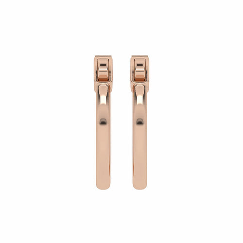 1 CT. Round Diamond Lab Created Eternity Hoop Earrings