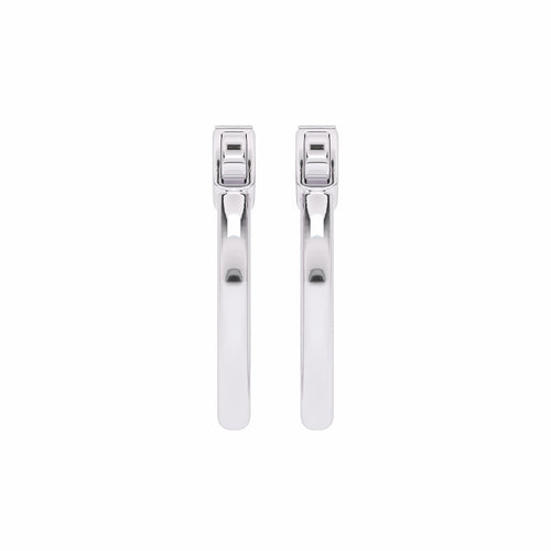 1 CT. Round Diamond Lab Created Eternity Hoop Earrings