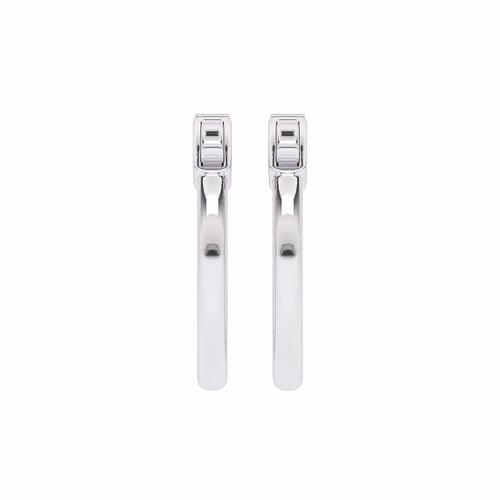 1 CT. Round Diamond Lab Created Eternity Hoop Earrings