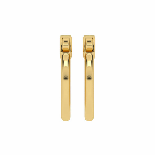 1 CT. Round Diamond Lab Created Eternity Hoop Earrings