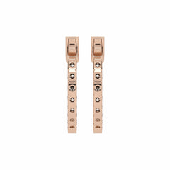 1 1/2 CT. Round Lab Created Diamond Inside Out Hoop Earrings