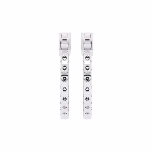 1 1/2 CT. Round Lab Created Diamond Inside Out Hoop Earrings