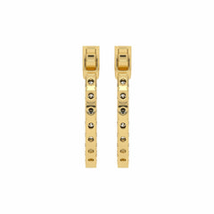 1 1/2 CT. Round Lab Created Diamond Inside Out Hoop Earrings