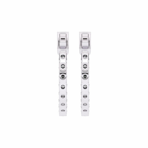 1 1/2 CT. Round Lab Created Diamond Inside Out Hoop Earrings