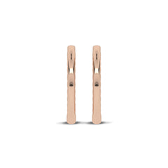 1/2 CT. Round Lab Created Diamond Eternity Hoop Earrings