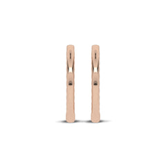 1/2 CT. Round Lab Created Diamond Eternity Hoop Earrings