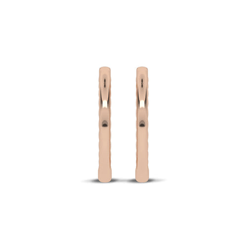 1/2 CT. Round Lab Created Diamond Eternity Hoop Earrings