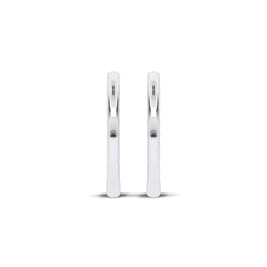 1/2 CT. Round Lab Created Diamond Eternity Hoop Earrings